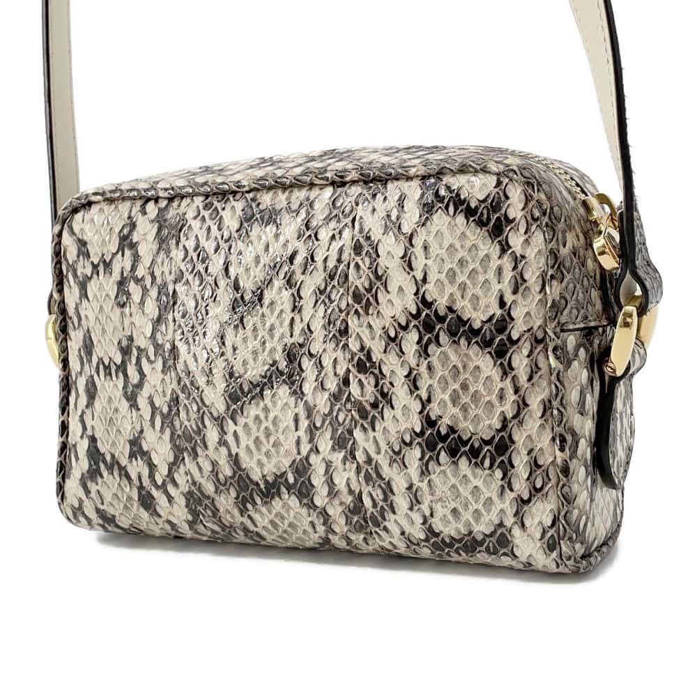 Gucci Black Python Bag Shoulder Ophidia Mini Leat… - image 1
